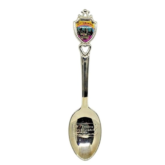 Pittsburgh Silver Mini Collectible Spoon Home Décor Shelf Sitter - Picture 1 of 10